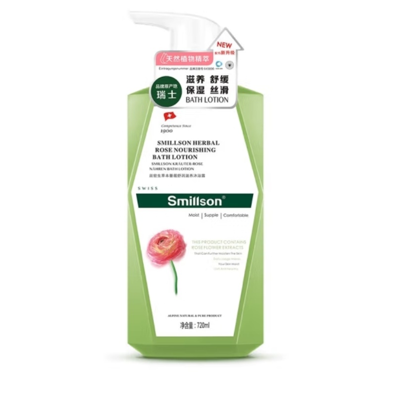 丝密生（Smillson）草本蔷薇舒润滋养沐浴露720ml/瓶
