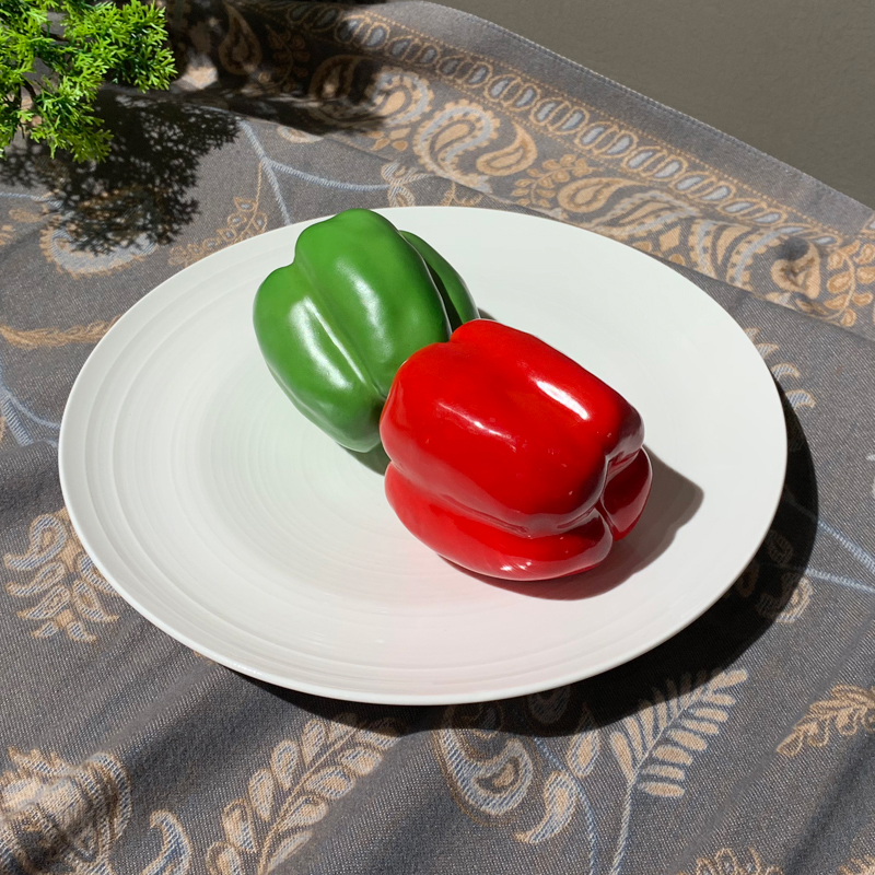 盘子/陶瓷盘/盘子碗/陶瓷盘子/不锈钢水果托盘细节图