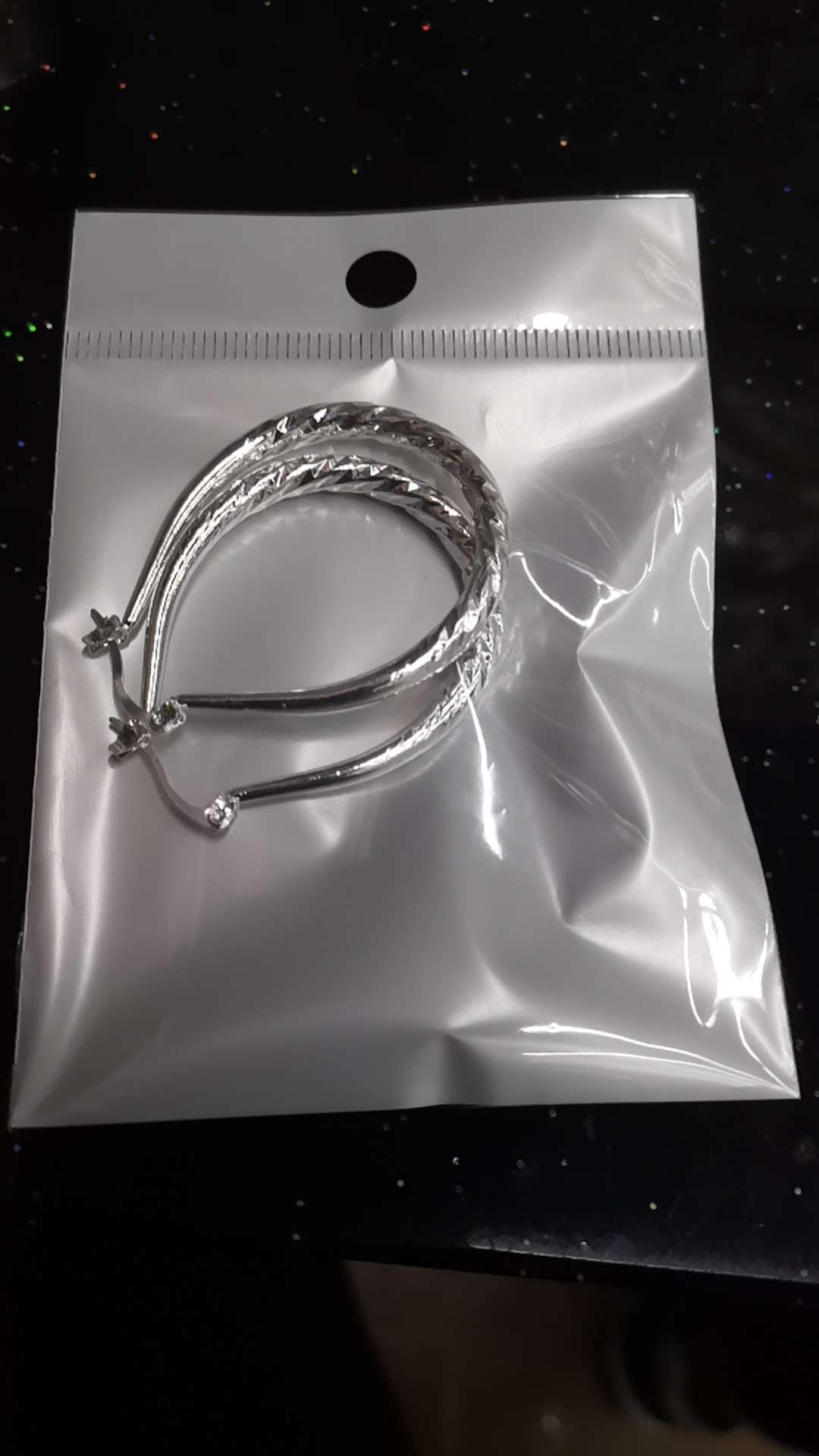 饰品配件时尚水滴耳环银色