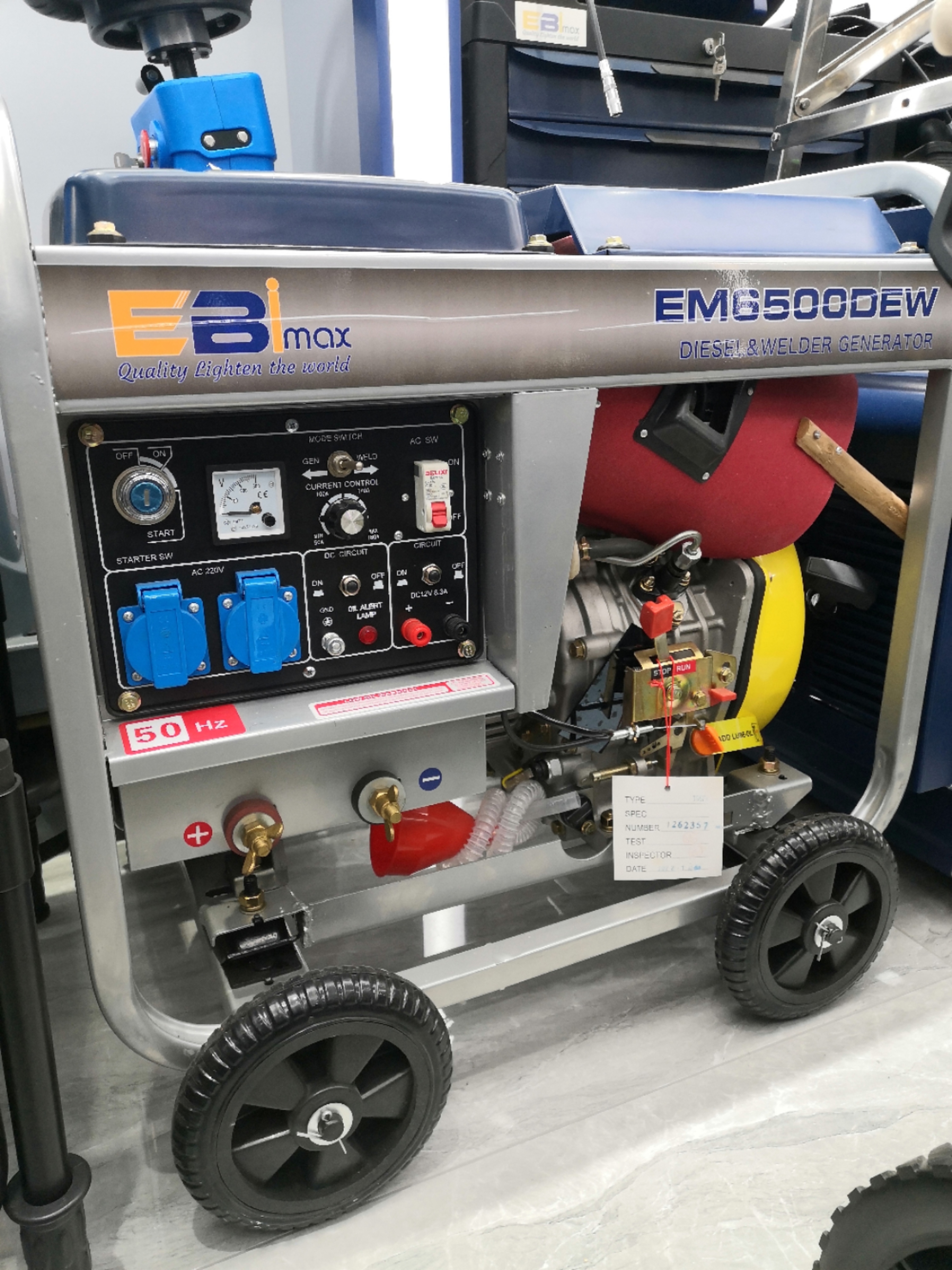 Generator High-Power Mobile Portable Outdoor Backup Emergency Generator Specification drawing