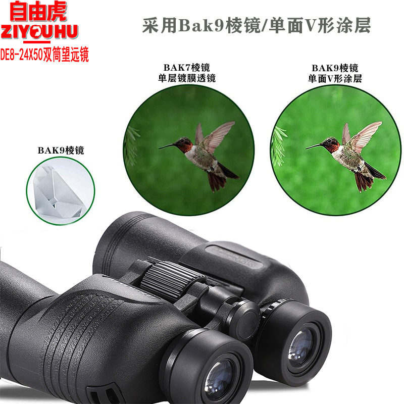 ZIYOUHU De 8-24x50 Freedom Tiger, 8-24X50 Chaser, Paul Binoculars, wide-field low-light night vision binoculars, High magnification and high definition details Picture