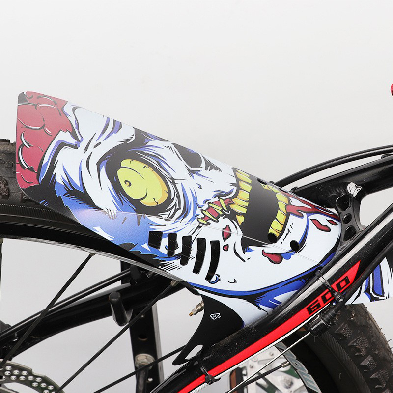 081 Mountain bike mudguard, road bike mud tile, downhill bike, Mini portable cycling mud removal, bicycle dead speed, water barrier Specification image