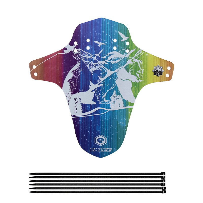 081 Mountain bike mudguard, road bike mud tile, downhill bike, Mini portable cycling mud removal, bicycle dead speed, water barrier Application Scenario