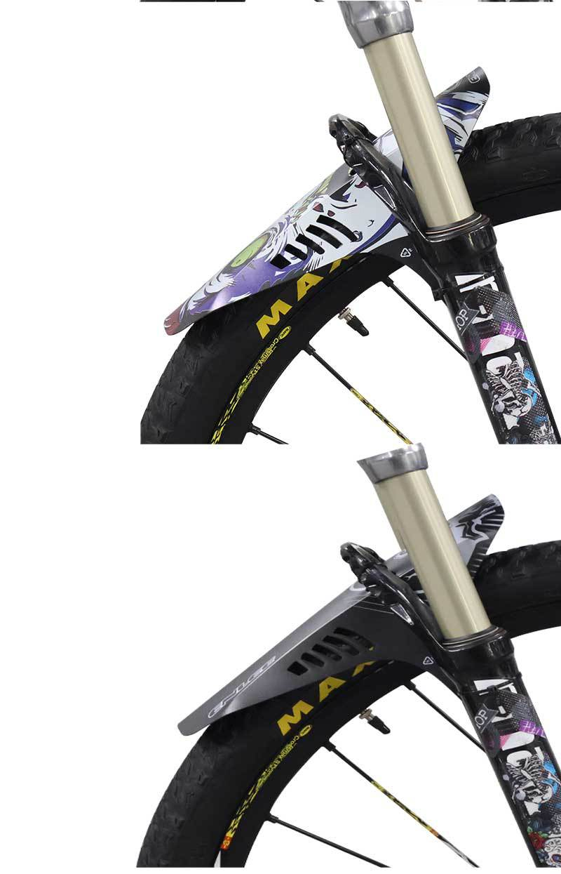081 Mountain bike mudguard, road bike mud tile, downhill bike, Mini portable cycling mud removal, bicycle dead speed, water barrier pic 13