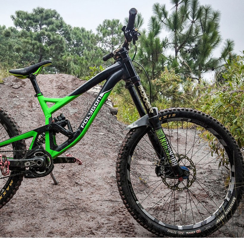 F1701G蝙蝠 山地自行车前叉挡泥板公路车泥瓦速降车迷你便携骑行泥除单车死飞车挡水板详情21