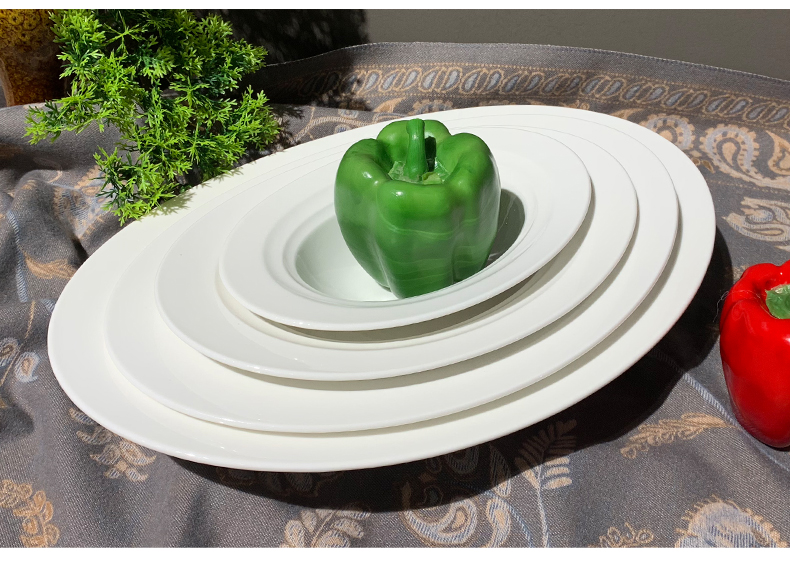 陶瓷中西餐厅盘具酒店用品后厨私房菜陶瓷炒菜盘汤碗冷菜碗批发详情1