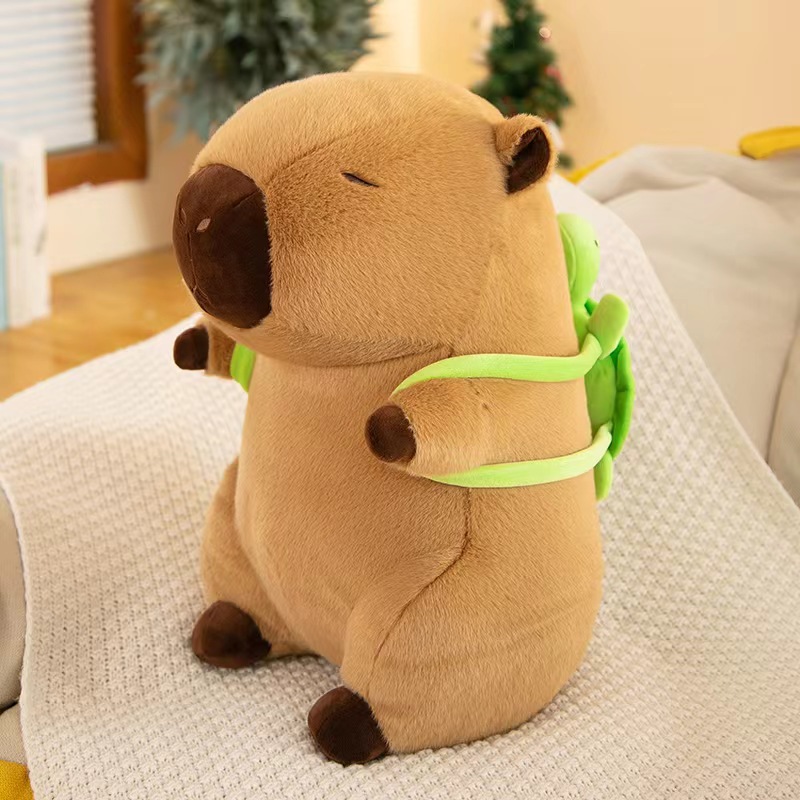 Capybara Capybara Plush Toy Capybara Cute Doll Capibara Pop Ring Application Scenario