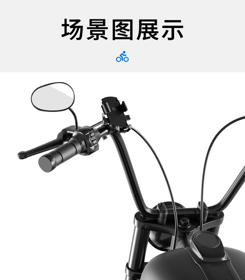 ZX-16 Bicycle phone stand, plastic bicycle phone stand, electric motorcycle, food delivery rider phone stand, navigation stand pic 11