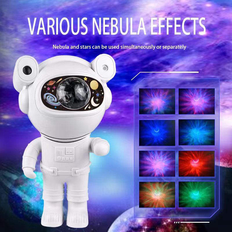 宇航员星空灯 氛围灯 投影灯 氛围极光灯 太空人 宇航星空投影灯