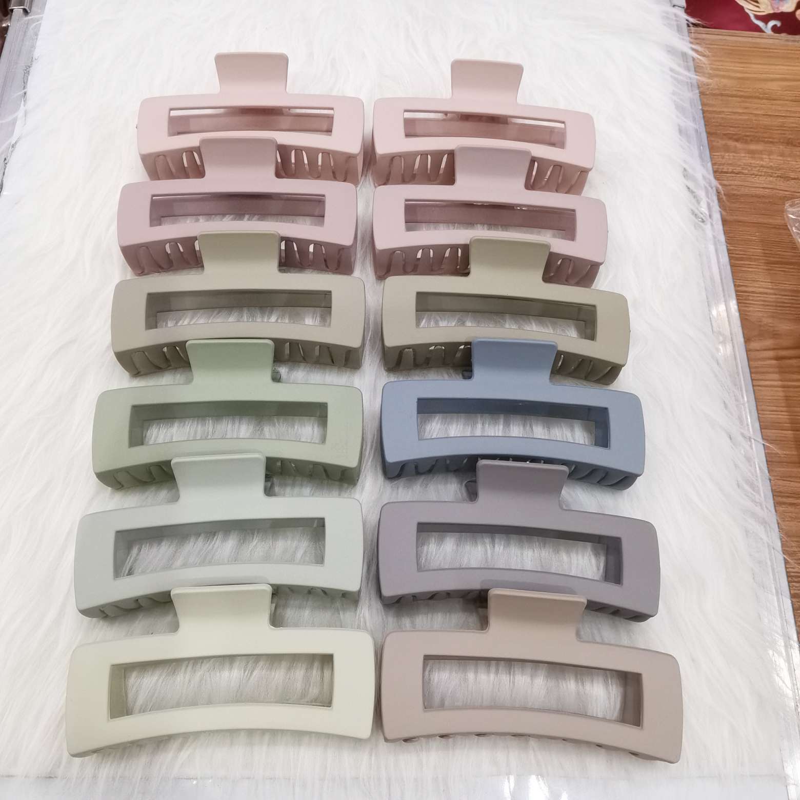 13 cm Korean-style rubber, 9 hair clips, shark clips, plastic hair clips, headwear, hair clips, headwear