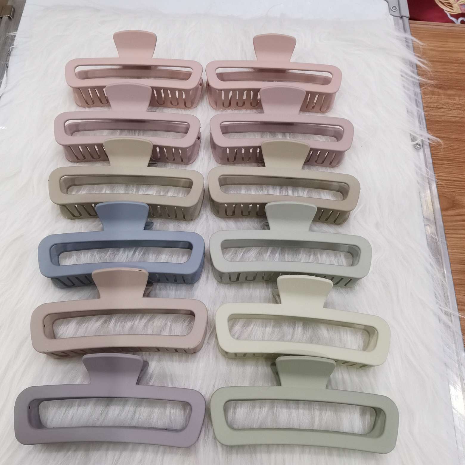 13 cm Korean-style rubber, 9 hair clips, shark clips, plastic hair clips, headwear, hair clips, headwear details Picture