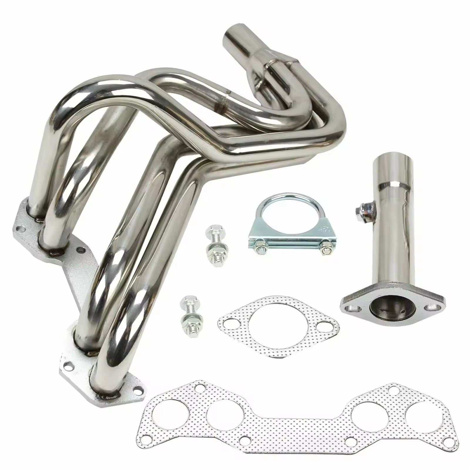 Exhaust Manifold for 86-93 Mazda B2000 2.0L/B2200 2.2L Manual MT Long Tube Tri-Y Exhaust Header  thumbnail