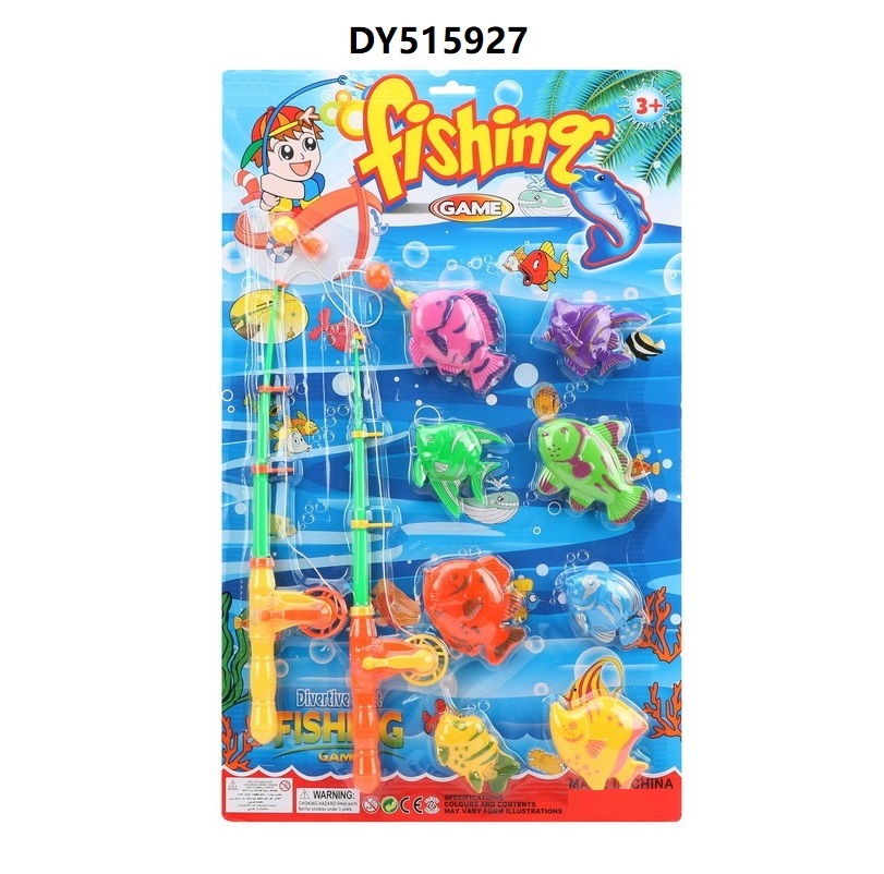 儿童户内外互动游戏钓鱼类玩具套装 安全无毒材质 钓鱼乐趣大 提升孩子手眼协调能力亲子互动