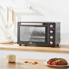 SZ AJAYB外贸跨境英规电烤箱家用多功能50L烤箱1700W烘焙控温旋钮控