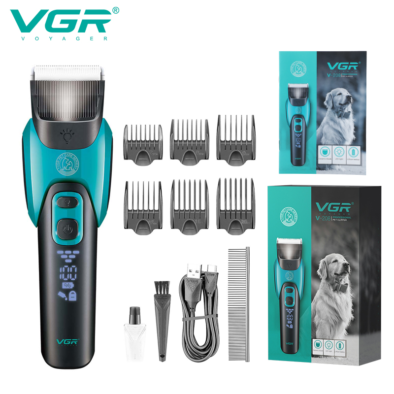 VGR208亚马逊推毛器宠物专用电推剪电动推子猫咪理发器狗狗剃毛器图