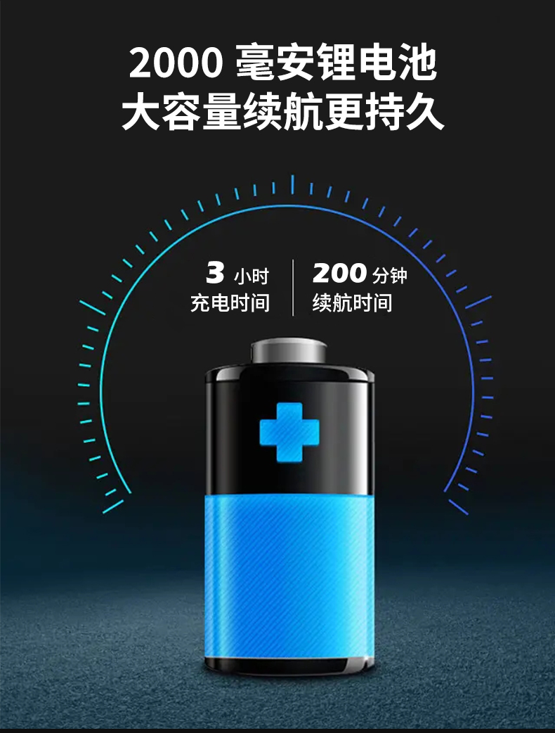 VGR209宠物理发器推毛剃毛专业电推子金属数显家用陶瓷充电理发剪详情6