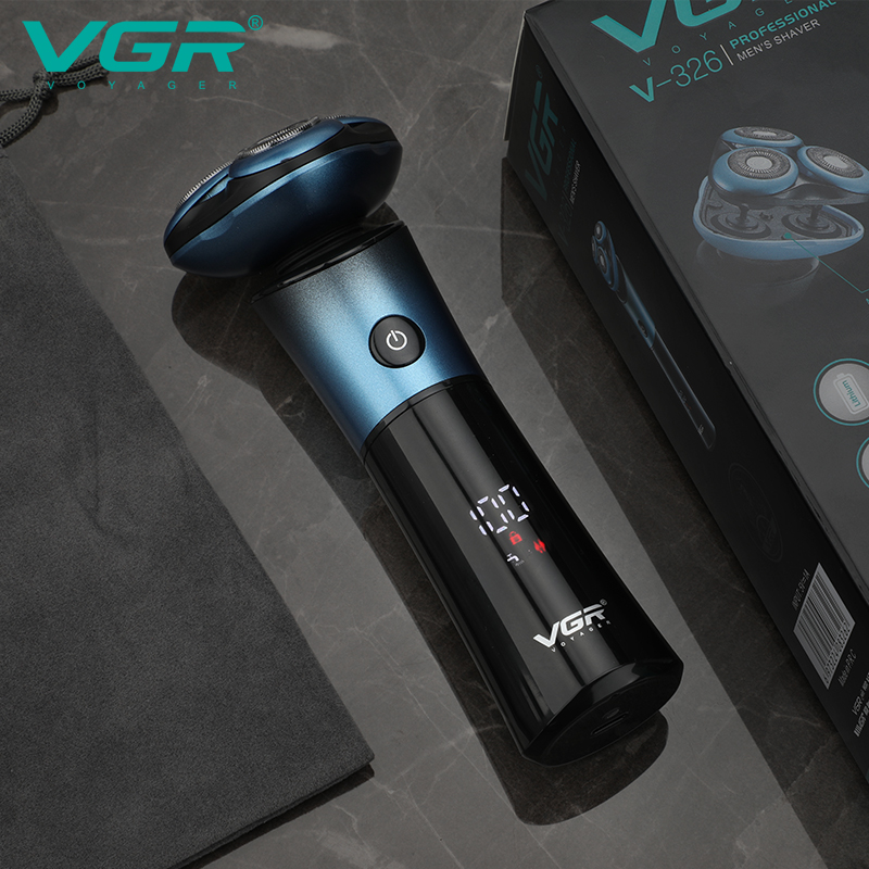 VGR326智能3D浮动电动剃须刀充电6级防水刮胡刀三头男士胡须刀详情图5
