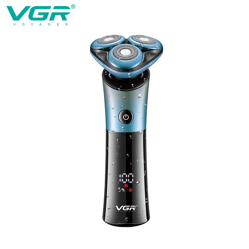 VGR326智能3D浮动电动剃须刀充电6级防水刮胡刀三头男士胡须刀详情图2