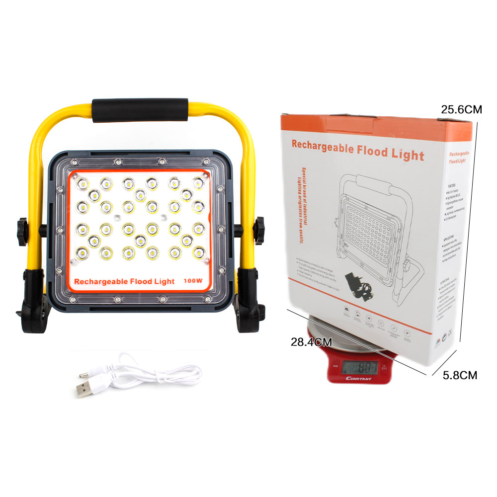 KINSACA Star Source Rechargeable plastic Lawn 30*LED Floodlight Specification image