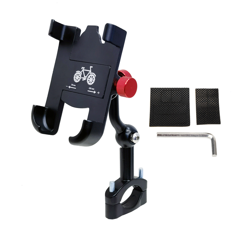 RXC-C003 bicycle aluminum alloy mobile phone stand handlebar mobile phone stand mountain single mobile phone holder Electric battery motorcycle navigation riding mobile phone stand