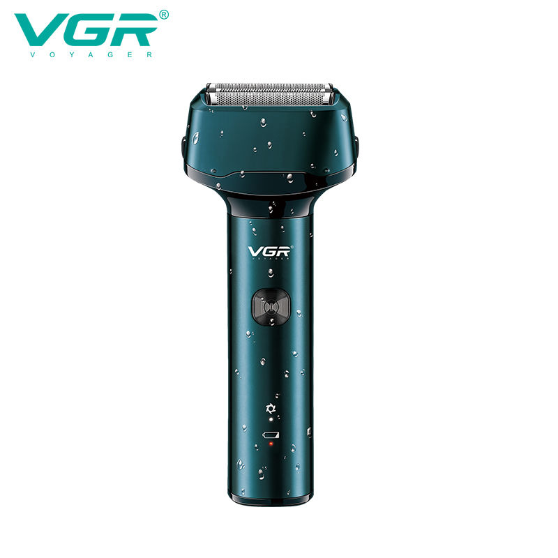 VGR370跨境往复式三刀头充电式刮胡刀水洗剃胡子男士电动剃须刀详情图1