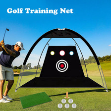 Golf高尔夫练习网室内练习网可切杆打击笼打击网高尔夫用品