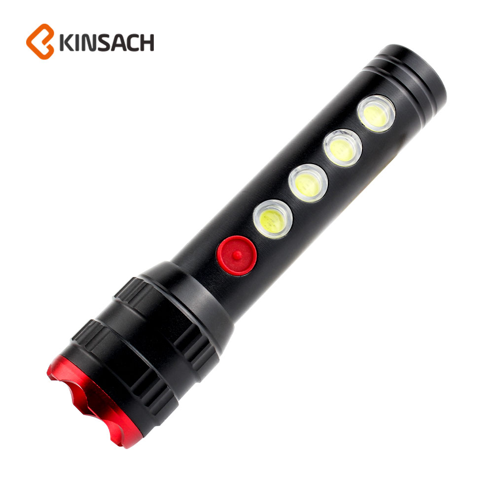 KINSACA Star Source aluminum alloy rechargeable flashlight P50+COB