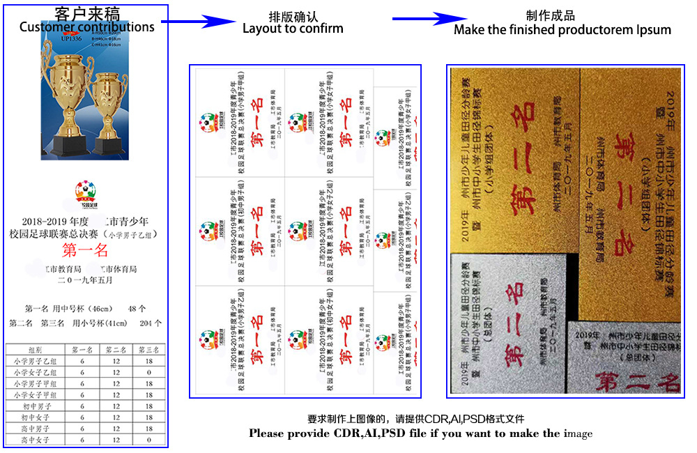 小嘟嘟XDNX-2173-3JD全金属奖杯木底座银色奖杯新颖别致比赛运动足球篮球刻字详情12