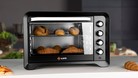 SZ AJAYB外贸跨境英规100L小型家用烘焙烤鸡2800W多功能可视烤箱
