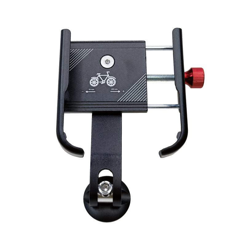 RXC-U8 bicycle handlebar, vertical phone stand, aluminum alloy phone stand, mountain bike bowl, cover, vertical phone stand, navigation stand, takeout phone clip Application Scenario