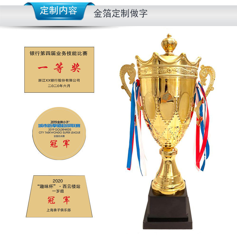 小嘟嘟XDYX-GX3个性金属奖杯奖牌制作刻字平衡车比赛体育世界杯金杯金银铜奖杯详情14