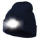 230929-1、-2USB充电帽子灯 COB针织帽灯 户外野营发光帽子 毛线帽灯图