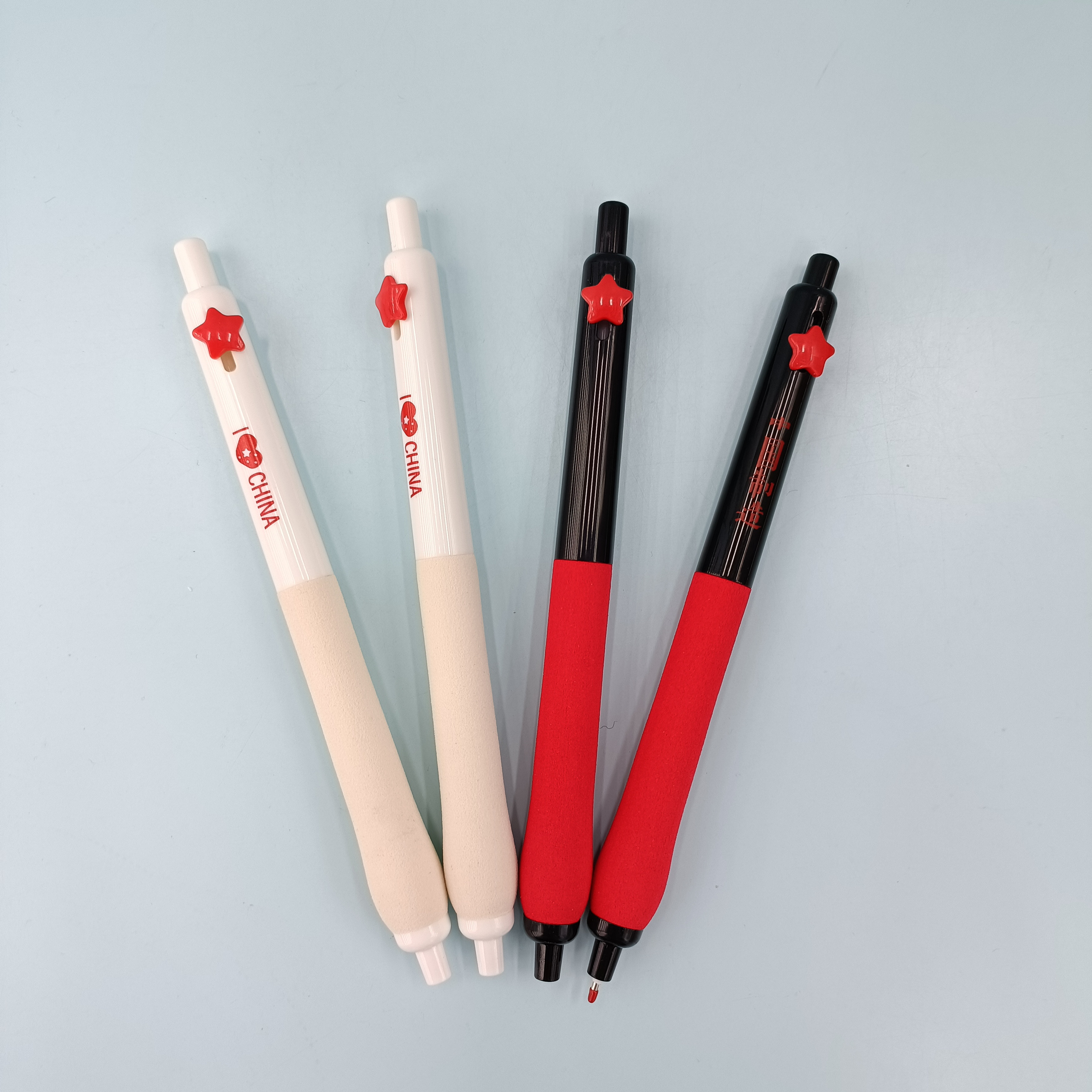 ins Creative and simple Chinese Heart Press gel pen