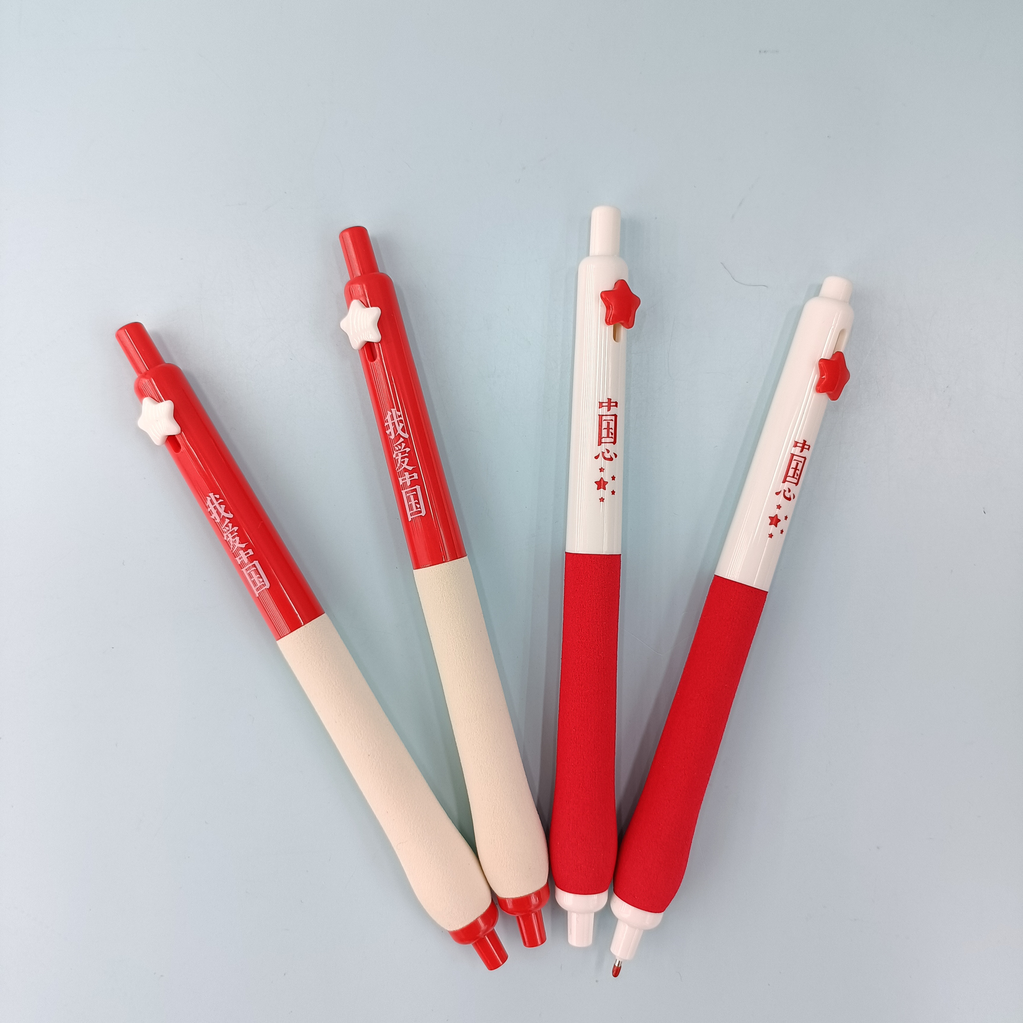 ins Creative and simple Chinese Heart Press gel pen Application Scenario