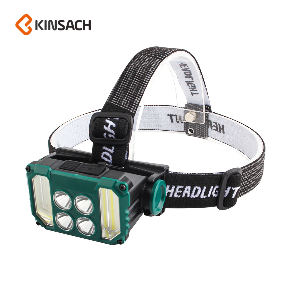 KINSACA Star Source TYPE-C charging multi-head lamp LED*3+SMD