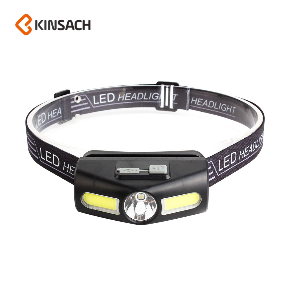 KINSACA Star Source type-c Rechargeable Headlight COB+3030 lamp bead