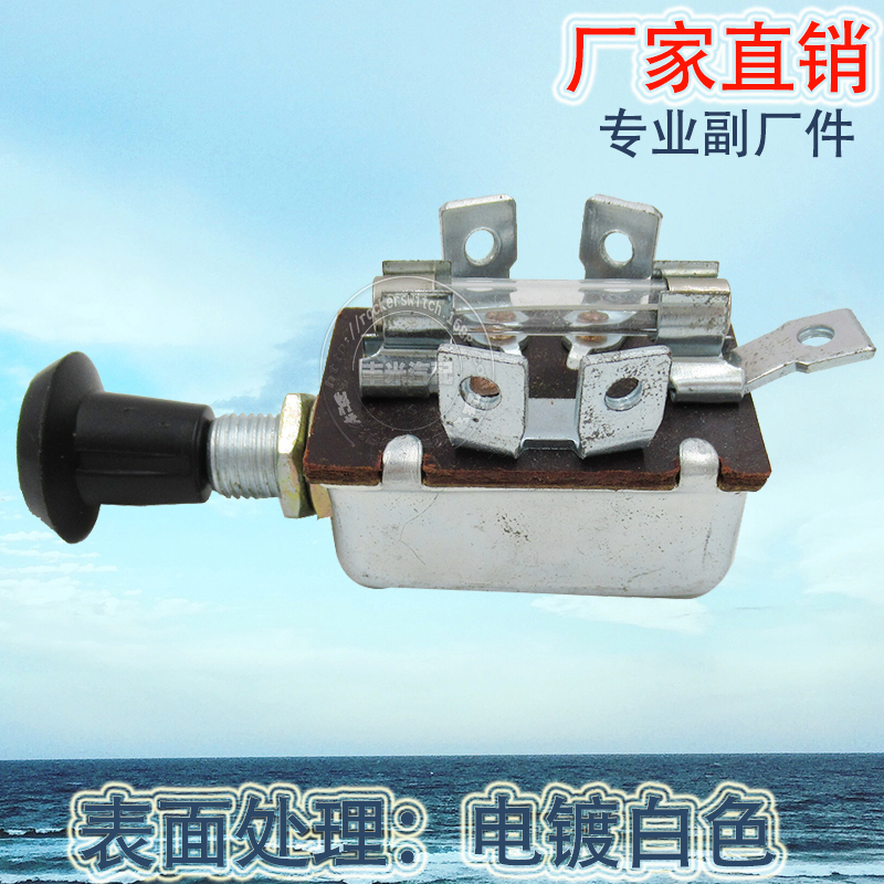 Manufacturer's direct car matching iron light switch with diode light switch plated white LS202