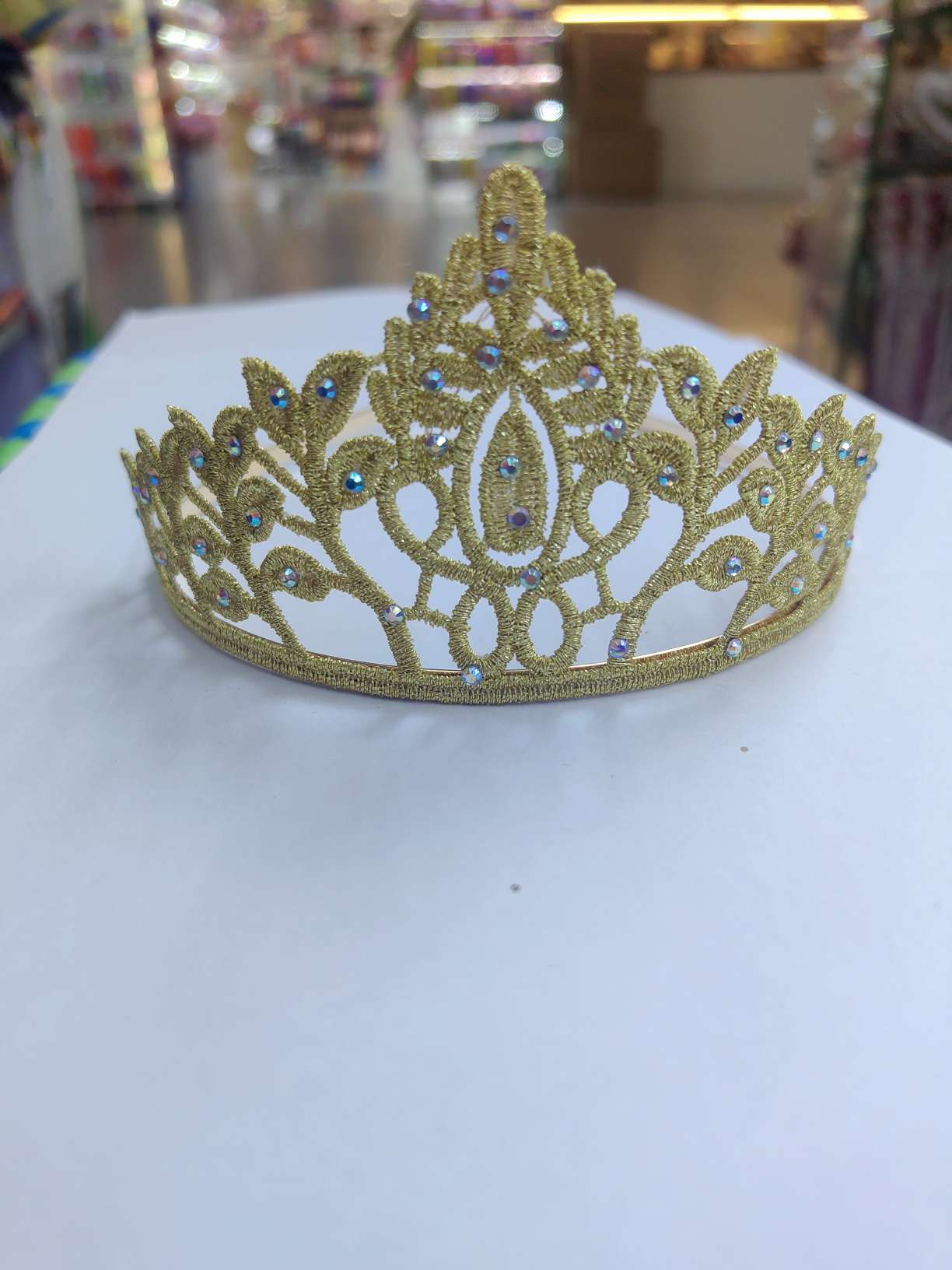 Holiday Party, Lace headband, Lace embroidery, Glitter headband, festive Headband, Princess Headband, birthday headband thumbnail