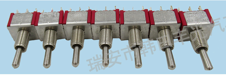 厂家直销 ON-OFF-ON汽车6脚双复位钮子3档摇臂按钮开关2A 250VAC MTS-223详情4