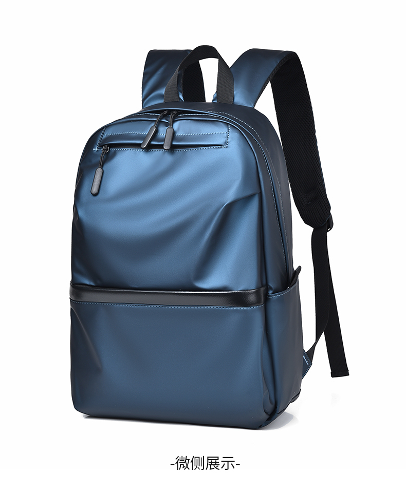 新款大容量双肩包男士休闲包商务简约时尚旅行包笔记本电脑背包详情3