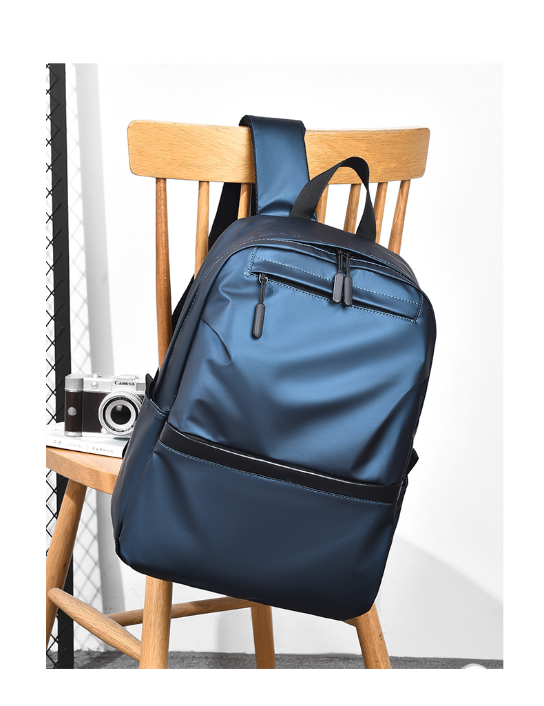 新款大容量双肩包男士休闲包商务简约时尚旅行包笔记本电脑背包详情24