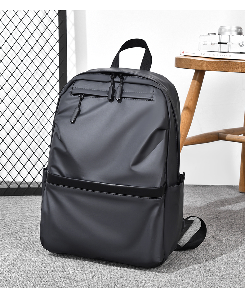 新款大容量双肩包男士休闲包商务简约时尚旅行包笔记本电脑背包详情25