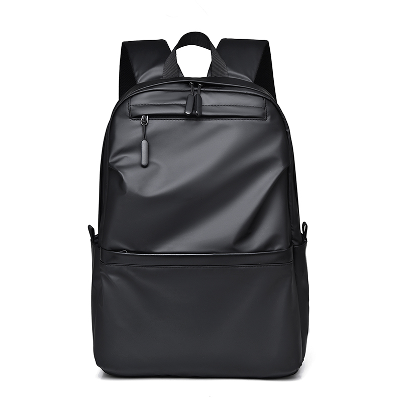 新款大容量双肩包男士休闲包商务简约时尚旅行包笔记本电脑背包图