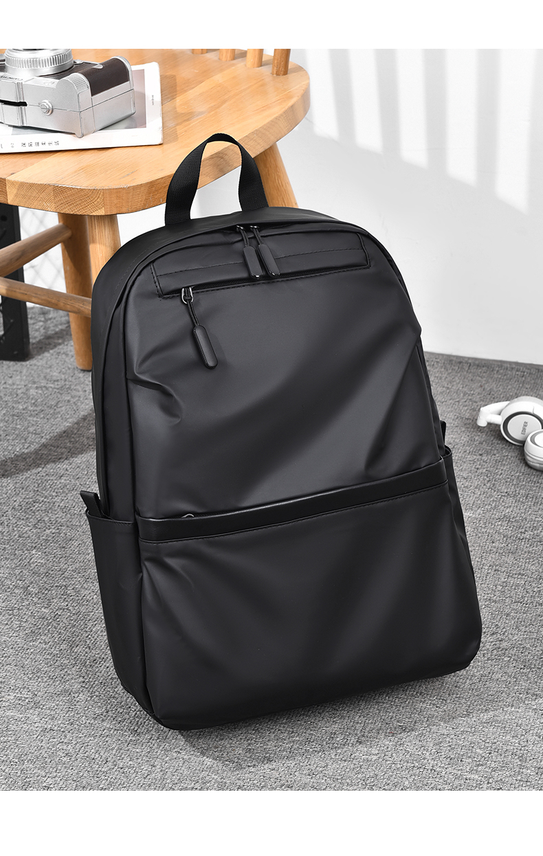 新款大容量双肩包男士休闲包商务简约时尚旅行包笔记本电脑背包详情23