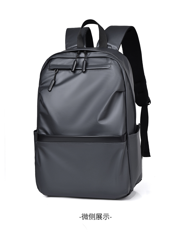 新款大容量双肩包男士休闲包商务简约时尚旅行包笔记本电脑背包详情5