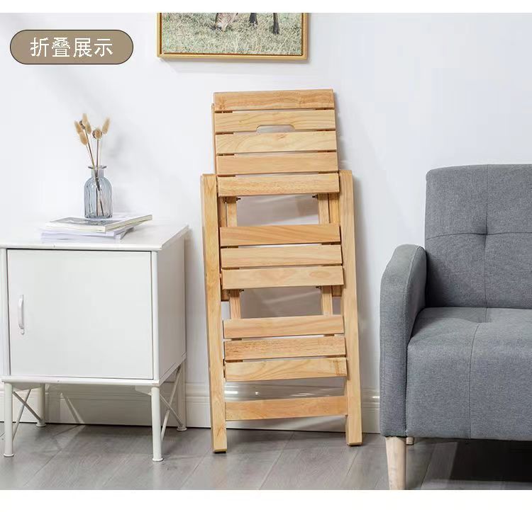 家用梯凳实木吧台折叠梯子高凳子两用多功能厨房爬高衣帽间登高凳详情6