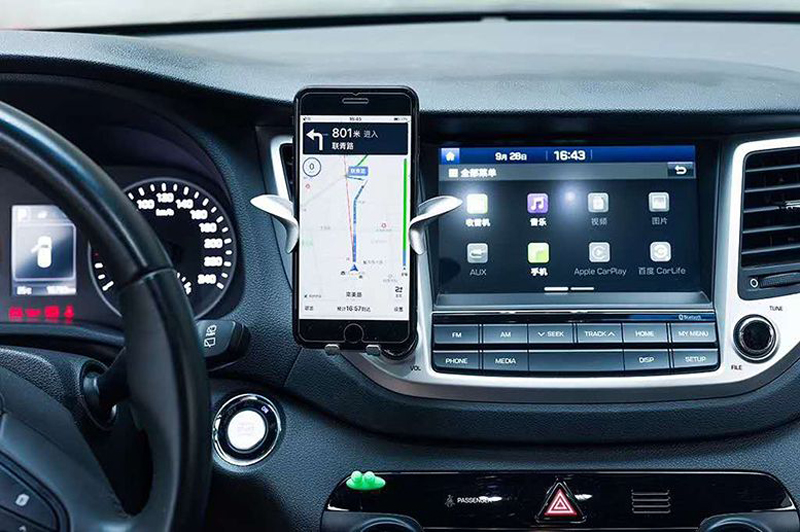 180921塑料汽车手机架空调出风口手机架天使车载手机支架夹导航仪支架详情9