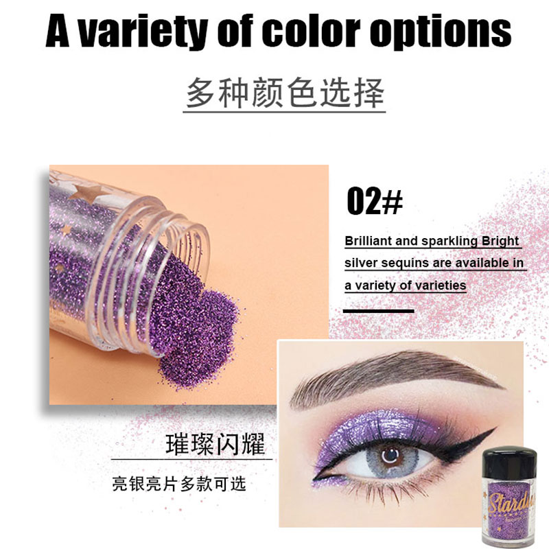 Glitter powder is a must-have for makeup Specification image