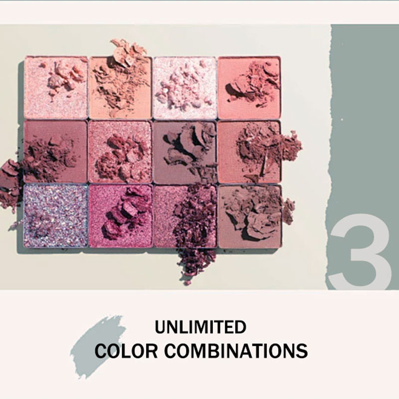 Blue eyeshadow palette, 35-color eyeshadow palette cosmetics Application Scenario