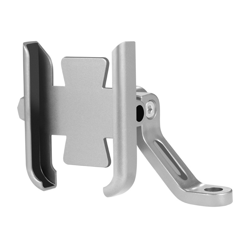 3322-1 soporte de teléfono de moto soporte de teléfono de aleación de aluminio para llevar jinete montar soporte de navegación moto eléctrica soporte de teléfono clip titular Item Picture